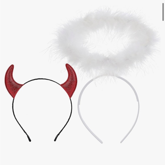 👼 unopened angel and devil headband - Picture 3 of 4